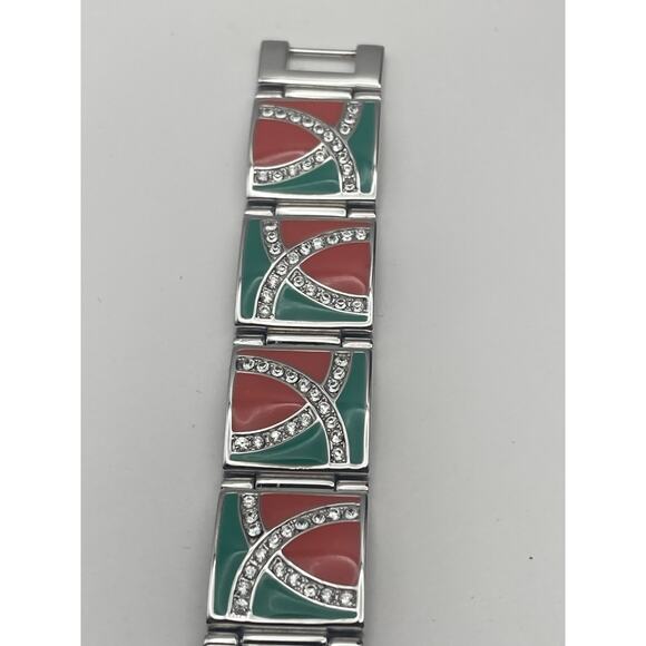 Victoria Wieck Women's Watch 17mm  Beverly Hills Unique Band - New Battery  Sz 7 - Picture 7 of 12